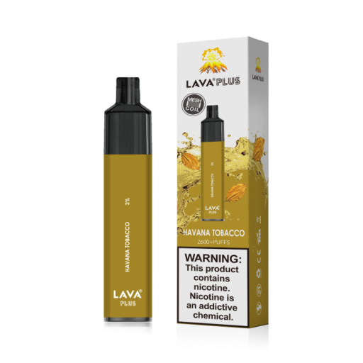 Lava Plus Disposable Device 3% (Havana Tobacco - 2600 Puff) - VapeShire